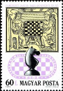 Two Figures Playing Chess