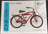 Red vintage bicycle