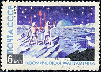 Cosmonauts on Moon