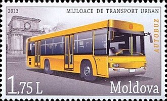 Yellow city bus