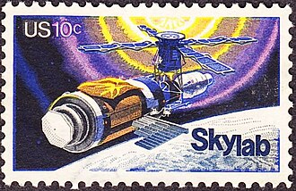Skylab Orbiting Earth